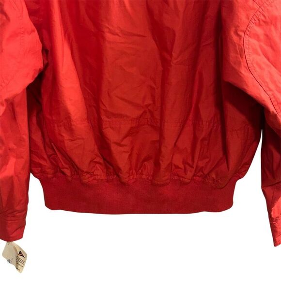 Vintage Nautica Women's Hooded Striped Jacket Red Size M Spring - Picture 11 of 16